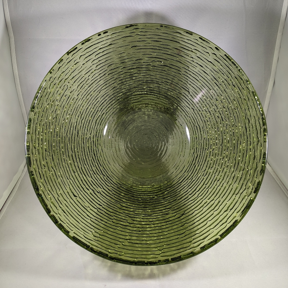 Vintage Anchor Hocking Soreno glass bowl 11"